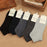 New Fashion Style Bamboo Fiber Socks Deodorant Sock High Tube Business Solid Breathable Men Women Elastic Socks Autumn Spring Socks For Men And Women