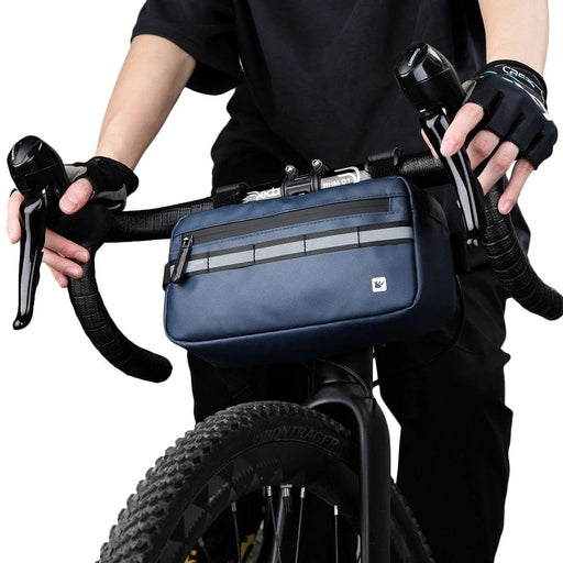 New Handlebar Bag Bicycle Bags Frame Pannier Bag Waterproof Multifunction Portable Shoulder Bag Bike Accessories Multifunction Bike Handlebar Bag Front Bicycle Frame Bag Waterproof Shoulder Bag Handbag Waist Bag