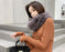 New Luxury Fashion Winter Soft Real Fox Fur Scarf Genuine Fur Round Scarves Lightweight Neck Warmer Elegant Neckerchief Scarfs Warm Neck Warmer For Women