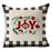 New Plaid Christmas Linen Pillowcase Xmas Series Cushion Cover Case Pillow Custom Square Pillowcase Cushion Cover Thrown Linen Pillowcase Christmas Gift 45X45CM