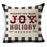 New Plaid Christmas Linen Pillowcase Xmas Series Cushion Cover Case Pillow Custom Square Pillowcase Cushion Cover Thrown Linen Pillowcase Christmas Gift 45X45CM