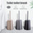 Nordic Ceramic Toilet Brush Bathroom Accessories Set With Non Slip Long Handle And Flexible Bristle Toilet Brush Stainless Steel Long Handle Toilet Bowl Brush For Bathroom Toilet-Ergonomic Elegant Durable