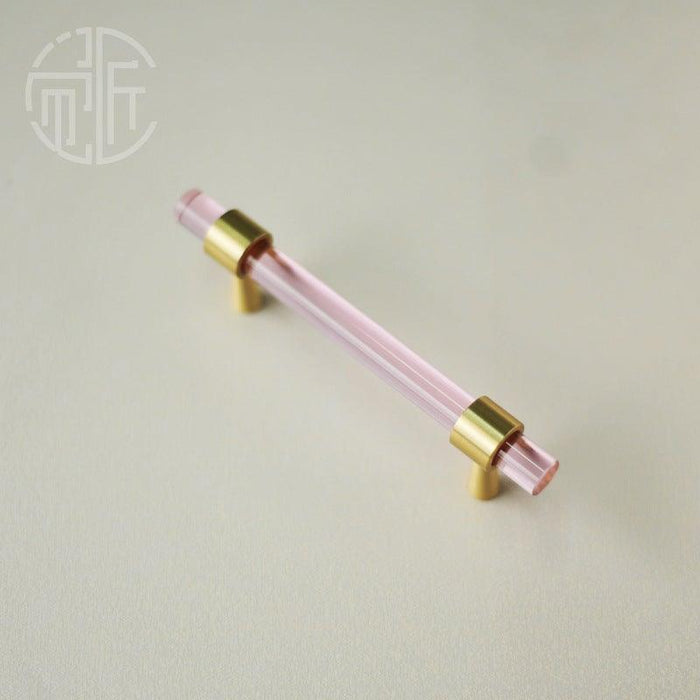 Nordic Modern Wardrobe Dresser Drawer Pull Cabinet Door Handle Knobs Cabinet Handle Pure Copper Double Hole Crystal Handle Brass Walnut Kitchen Wardrobe Cabinet Hardware Pull Handle Adjustable Hole