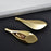 Nordic Style Solid Brass Gold Leaf Shaped 32mm Cabinet Knob Door Pulls Furniture Handles Knob Cabinet Knob Door Pulls Nordic Style Furniture Handles Knob Creative Light Luxury Handle Golden Leaf Handle Wardrobe Shoe Cabinet Bathroom Cabinet Handle