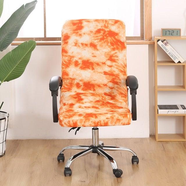 Office Chair Cover Jacquard Removable Gaming Computer Case Cushion Covers Dust Guards For Home Leisure Universal Size Modern Stretchable Cloth Polyester Universal Desk Task Chair Chair Covers Stretch Rotating Chair Slipcover