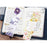 Poetic Flower Boxed Paper Art Small Fresh Bookmarks Stationery School Supplies Kids Gift Bookmarks Positive Page Marker For School Office Students Bookworm Presents