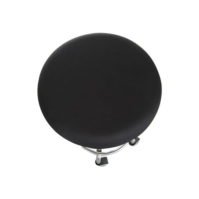 Polyester Fabric Round Chair Cover Waterproof Dining Seat Chair Covers Hotel Banquet Seat Covers Chair Protector Round Bar Stool Seat Covers Washable Stool Cushion Slipcover Elastic Bar Chair Covers