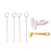 Portable Potato BBQ Skewers For Camping Chips Maker slicer Potato Spiral Cutter Barbecue Tools Kitchen Accessories Kitchen Gadget Potato Slicer Multi-Functional Hand Curler Cyclone Potato Slicer BBQ Skewer