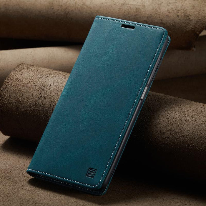 Premium Leather PU Flip Case Magnetic Flip Case Card Slot Silicone Bumper Protective Case For Xiaomi Redmi Note 10 Case Flip Matte Leather Cover For Redmi Note 10 s Por Max 10s Case Luxury Wallet Strong Magnetic Cover