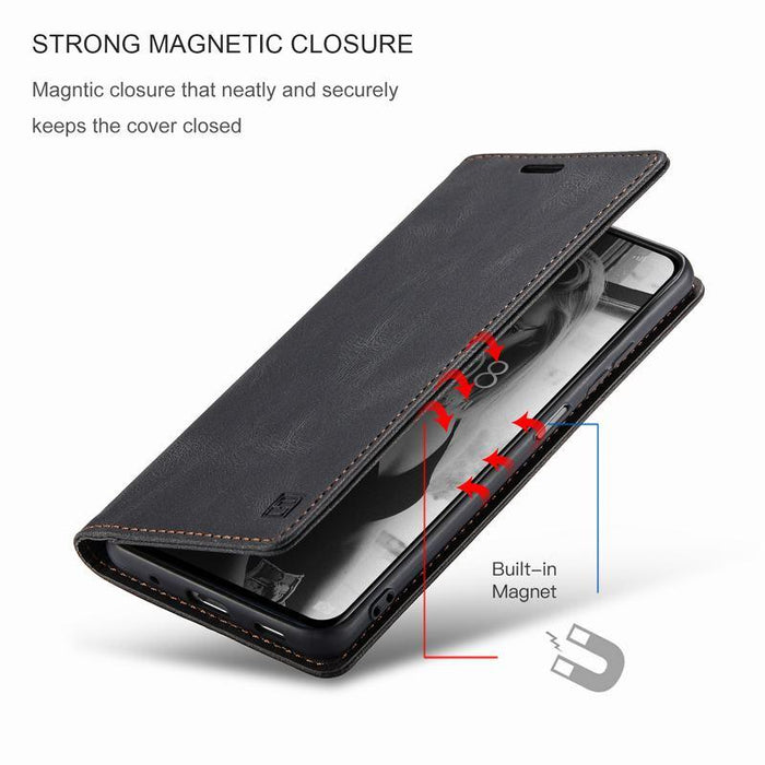 Premium Leather PU Flip Case Magnetic Flip Case Card Slot Silicone Bumper Protective Case For Xiaomi Redmi Note 10 Case Flip Matte Leather Cover For Redmi Note 10 s Por Max 10s Case Luxury Wallet Strong Magnetic Cover