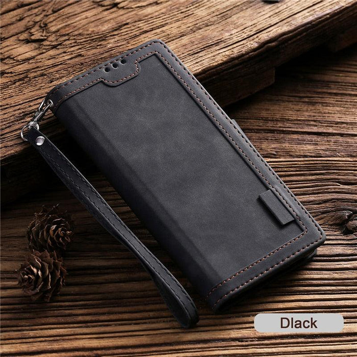 Premium PU Leather Magnetic Flip Case Cover with Card Holder Leather Case For Redmi Note 11 10 9 8 Pro 7 8T 11S 10S 9S Flip Case Cover For Xiaomi Mi 11 Lite 5G NE 11T 10T 9T Poco X3 Pro NFC