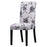 Printed Chair Cover Economical and Practical Stretch Seat Cover Slipcovers Big Elastic Washable Dining Chairs Beach Chairs Removable Washable Short Parsons Kitchen Chair Covers Protector for Dining Room Hote