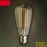 New LED Retro Lamp Edison bulb Vintage Light Edison Dimmable Amber Glass Antique Filament Squirrel Cage Filament Edison Light Bulb For Table Lamp Restaurant Home