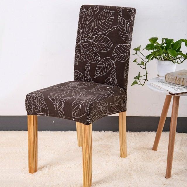 Covers for Dining Room Seat Protector Stretch Removable Printed Chair Cover Elastic Seat Chair Covers Removable And Washable Stretch Banquet Hotel Dining Room Washable Furniture Chair for Kids Pets Home Ceremony Banquet Wedding Party