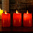 3pcs Led Flameless Candle Flameless Candles Led Candles Battery Operated Candles Plastic Simulated flame LED Birthday Candle Lights Christmas Wedding Party Home Decoration