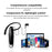 Bluetooth Earpiece V5.0 Wireless Handsfree Headset With Microphone 24 Hrs Driving Headset 30 Days Standby Time Bluetooth Music Headset Waterproof Earphone Works On All Smartphones Sport Wireless Earphones