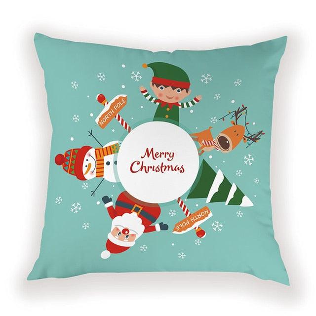 New Year Christmas Decorations Pillows Cover Christmas Décor for Home Christmas Tree Snowflake Snowman Reindeer Home Decor Throw Pillow Case Cushion Cover Santa Merry Christmas Gift Xmas 45x45cm - STEVVEX Decor - 54, American Luxury cushions, Animal Pillowcase, Animals Cushion Covers, christmas decor, Christmas Decoration Covers, Christmas Gifts, Cushion, Cushion Cover, Decorative Pillow Case, home decor, Home Design, Pillow, Pillow Case, Pillow covers, Santa Claus Cushion Covers - Stevvex.com