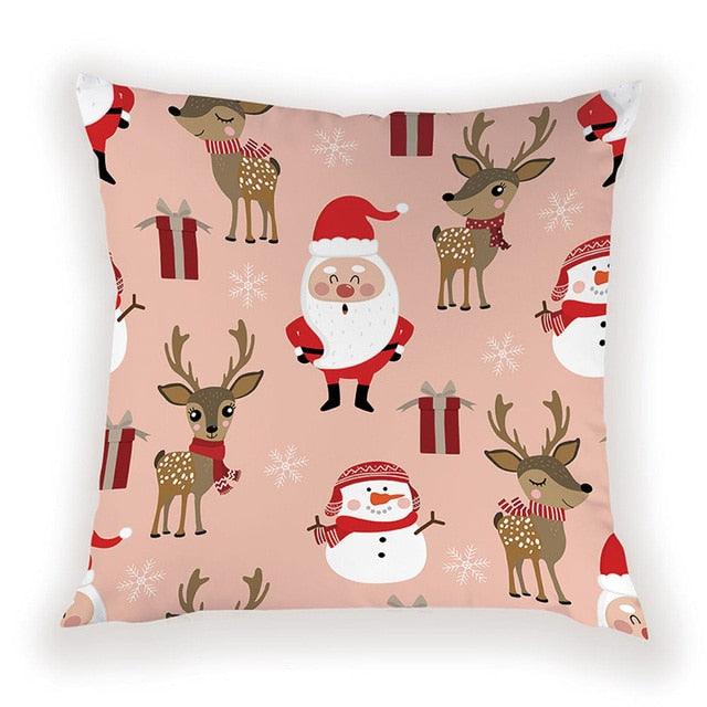 New Year Christmas Decorations Pillows Cover Christmas Décor for Home Christmas Tree Snowflake Snowman Reindeer Home Decor Throw Pillow Case Cushion Cover Santa Merry Christmas Gift Xmas 45x45cm - STEVVEX Decor - 54, American Luxury cushions, Animal Pillowcase, Animals Cushion Covers, christmas decor, Christmas Decoration Covers, Christmas Gifts, Cushion, Cushion Cover, Decorative Pillow Case, home decor, Home Design, Pillow, Pillow Case, Pillow covers, Santa Claus Cushion Covers - Stevvex.com