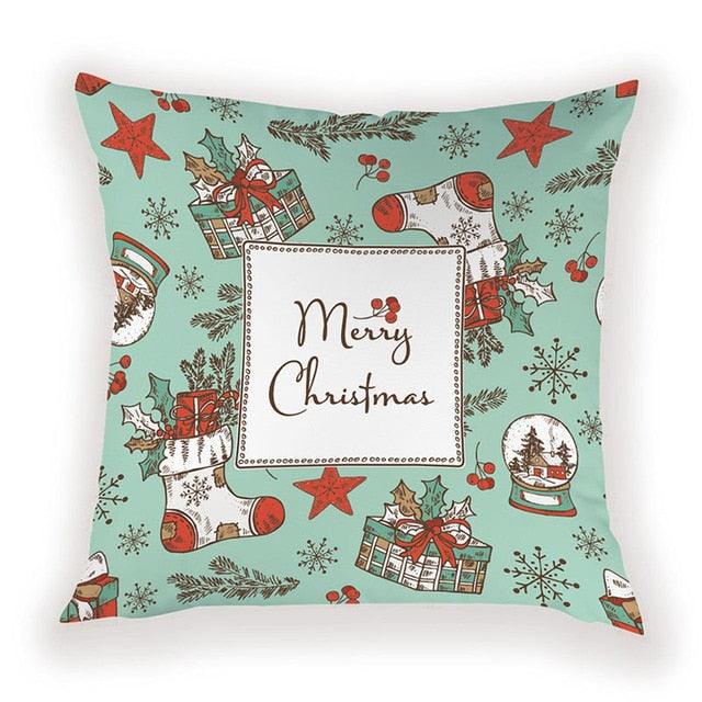 New Year Christmas Decorations Pillows Cover Christmas Décor for Home Christmas Tree Snowflake Snowman Reindeer Home Decor Throw Pillow Case Cushion Cover Santa Merry Christmas Gift Xmas 45x45cm - STEVVEX Decor - 54, American Luxury cushions, Animal Pillowcase, Animals Cushion Covers, christmas decor, Christmas Decoration Covers, Christmas Gifts, Cushion, Cushion Cover, Decorative Pillow Case, home decor, Home Design, Pillow, Pillow Case, Pillow covers, Santa Claus Cushion Covers - Stevvex.com