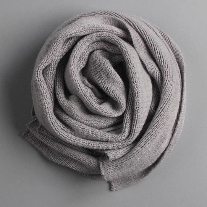 NEW Arrived Men's Fashion Winter Soft Long Thick Warm Scarf Lightweight Knit Spring Unisex Soft Scarves Size Elegant Male Cashmere Neckerchief Warmer Scarves For Men Women