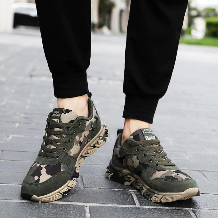 Unisex Running Sport Outdoor Sneakers Breathable Women Camouflage Green Walking Jogging Sneakers Fashion Lightweight Running Casual Sneakers For Workout