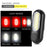 Bike Flashlight For Bicycle Anti-glare Smart Bike Light USB Rechargeable Front Rear Lamp Cycling Headlight Bike Light Set USB Rechargeable Bicycle Front Headlight Taillight 4 Light Modes Led Headlight