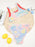 High Waist Bikinis Women Swimsuit Women High Waist Bikini Set Sports Bright Color Swimsuit Scoop Neck Cute Bathing Suit Swimwear Female Push Up Bikini Set Bathing Suit For Women