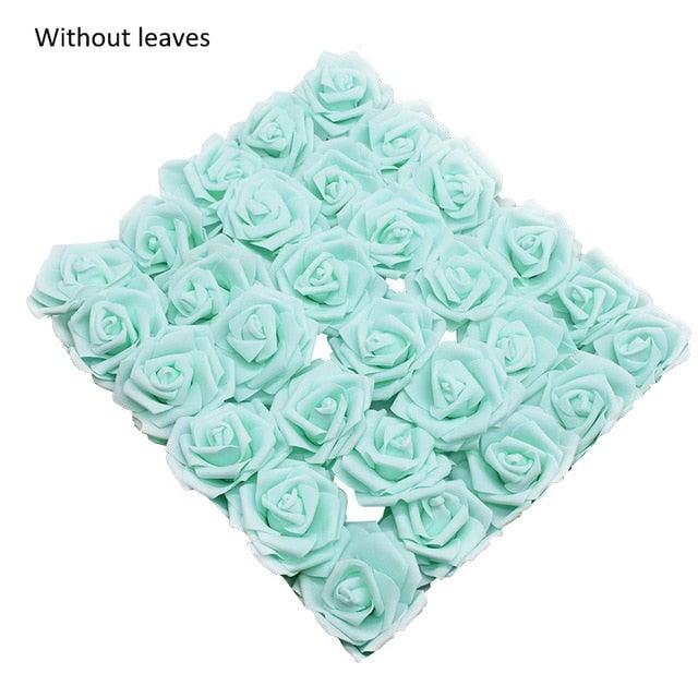 New Artificial 10/20/30 Heads 8cm PE Foam Rose Flowers Bride Bouquet Flower For Wedding Party Decorative Scrapbooking Flower Silk Roses for Wedding Centerpieces Bridal Show Bouquets Party Home Flowers Decoration