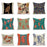 Tiger Cushion Case Autumn Jungle Home Decor Pillows Cases Leopard Printed Animal Throw Pillow Covers Decorative Pillowcase Soft Cushion Covers For Bedroom Sofa Bed Linen Pillow Covers 45X45CM