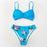 Push Up Floral Bikini Sets Women Two Pieces Swimsuits Women's Bathing Suits Push Up Halter Bandage Bikini Floral Printing Swim Bottoms Two Piece Swimsuits New Girl Beach Bathing Suits Swimwear