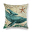 Pillowcase Sofa Cushion Cover Decoration Linen Pillow Case Higher Quality Marine Sea Life Pillow Covers Cases Super Soft Square Cushion Decorative Pillow Pattern Sofa Pillow Cover Couch Pillow 45x45CM