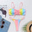 Rainbow Printed Micro Thong Lace Up Bikini Women Swimwear Swimsuits for Women Tie String Triangle Bikini Set Two Piece Bathing Suits Female Swimsuit Two-pieces Bikini Set