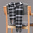 Fashion Winter Casual Classic Soft Plaid Popular Couple Lightweight Tartan Muffler Warm Scarf Cashmere Scarves Shawls Wraps Lightweight Women Warm Lattice Scarves Cashmere Hijab For Women