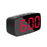 Acrylic/Mirror Alarm Clock LED Digital Clock Voice Control Snooze Time Temperature Display Night Mode Digital Alarm Clock, LED Bedside Clock with 6-Level Brightness Dual Alarm Adjustable Volume with 3 Alarm Sound Alarm Clock for Bedroom Office