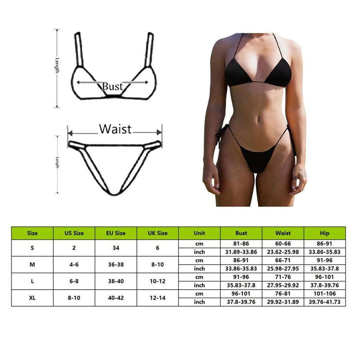 Push Up Bikini Set Swimsuits High Waist Swimwear Women Ribbed Bathing Suits Brazilian Bikinis Swimsuit for Women  Bottom Triangle Bikinis Top Bathing Suit