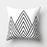 Black White Geometric Cushion Cover Pillowcase Sofa Cushions Decorative Pillow Covers Stripe Pattern Throw Pillow Case Daily Decorations Sofa Throw Pillow Case Cushion Covers Pillowcase Polyester Home Decor Pillow Cases 45x45CM