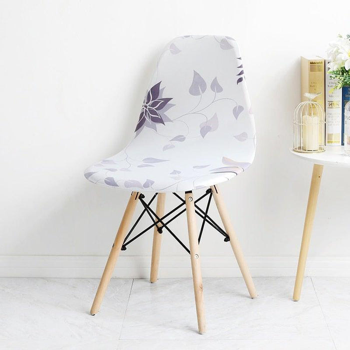 Dining Chair Cover Lounge Armless Chair Protector Stretchable Slipcovers for Dining Room Living Room Seat Cover For Shell Chair Washable Removable Armless Shell Chair Cover And Home Hotel Slipcover Seat Case