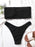 Bikinis Swimsuit Women Push Up Bikini Set  Female Swimwear Women's Strapless Solid Color 2 Pieces Bathing Suit Swimsuit Swimsuits Off Shoulder High Waist Bathing Suit High Cut Swimwear For Summer