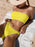 Bikinis Swimsuit Women Push Up Bikini Set  Female Swimwear Women's Strapless Solid Color 2 Pieces Bathing Suit Swimsuit Swimsuits Off Shoulder High Waist Bathing Suit High Cut Swimwear For Summer