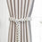 Curtain Tieback High Quality Elastic Holder Hook Buckle Clip Pretty and Fashion Polyester Decorative Home Accessories Modern Style Convenient Drape Tie Backs,Handmade Curtains Holdbacks Holder for Home Kitchen Office