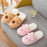 Women Winter Warm Slippers Indoor Bedroom House Flat Floor Plush Shoes Non Slip Fluffy Slippers Cute Cat Fur Slippers Slip on Memory Foam House Outdoor Indoor Warm Fuzzy Plush Fleece Lining Bedroom Comfy Home Living Room Shoes