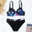 Women Two Piece Swimsuit Push Up Bikini  Padded Push Up Bikini Set Two Pieces Swimsuit Women Swimwear Bathing Suit Gifts For Mom Wife Girlfriend Swimwear Classic Print Swimsuit Bikini Set Swimwear Bathing Pool Party Bikini