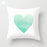 Mint Green Cushion Cover Pillowslip Home Supplies Decorative Fresh Mint Green Gray Watercolour Stripes Generic Solid Decorative Bedroom Pillow Cases Covers Pillow Case Simple Living Room