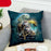 Animal Wolf 3D Printed Pillow Case Polyester Decorative Full Moon Zippered Pillow Cases Soft Confortable Pillowcases Throw Pillow Cover Double Sided Printing Style 45cm X 45cm