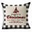 New Plaid Christmas Linen Pillowcase Xmas Series Cushion Cover Case Pillow Custom Square Pillowcase Cushion Cover Thrown Linen Pillowcase Christmas Gift 45X45CM