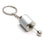 Creative Gift Car Metal Keychain Turbo Gear Hub Pendant Brake Disc Shock Absorber Pendant Alloy Short Quick Shifter Key Chain Ring Charming Auto Rainbow Metal Pendant Keyring Wheel Rim Tire Rotary Engine Keyring