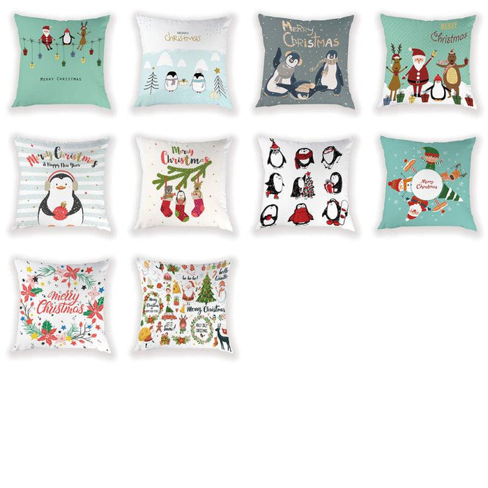 New Year Christmas Decorations Pillows Cover Christmas Décor for Home Christmas Tree Snowflake Snowman Reindeer Home Decor Throw Pillow Case Cushion Cover Santa Merry Christmas Gift Xmas 45x45cm - STEVVEX Decor - 54, American Luxury cushions, Animal Pillowcase, Animals Cushion Covers, christmas decor, Christmas Decoration Covers, Christmas Gifts, Cushion, Cushion Cover, Decorative Pillow Case, home decor, Home Design, Pillow, Pillow Case, Pillow covers, Santa Claus Cushion Covers - Stevvex.com