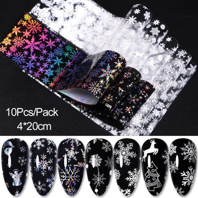 Nail Foils Marble Flower Series Iridescent Nail Art Transfer Sticker Paper Slider Nail Water Decal Design Manicures Decorations  Art Manicures Decoration New Gold Nail Transfer Foils for Nail Arts Nails Supply Holographic Effect Nail Art Foil Stickers Hol