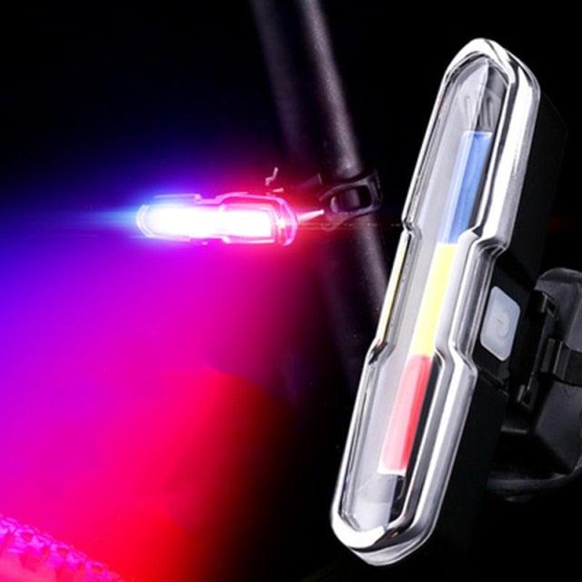 Bike Tail Light Ultra Bright USB Rechargeable LED Bicycle Rear Light 5 Light Mode Headlights High Visibility Bike Rear Light USB Rechargeable LED Bicycle Tail Light Waterproof Cycling Safety Flashlight With Multiple Modes