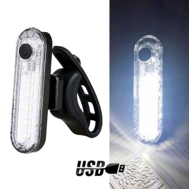 Bike Tail Light Ultra Bright USB Rechargeable LED Bicycle Rear Light 5 Light Mode Headlights High Visibility Bike Rear Light USB Rechargeable LED Bicycle Tail Light Waterproof Cycling Safety Flashlight With Multiple Modes